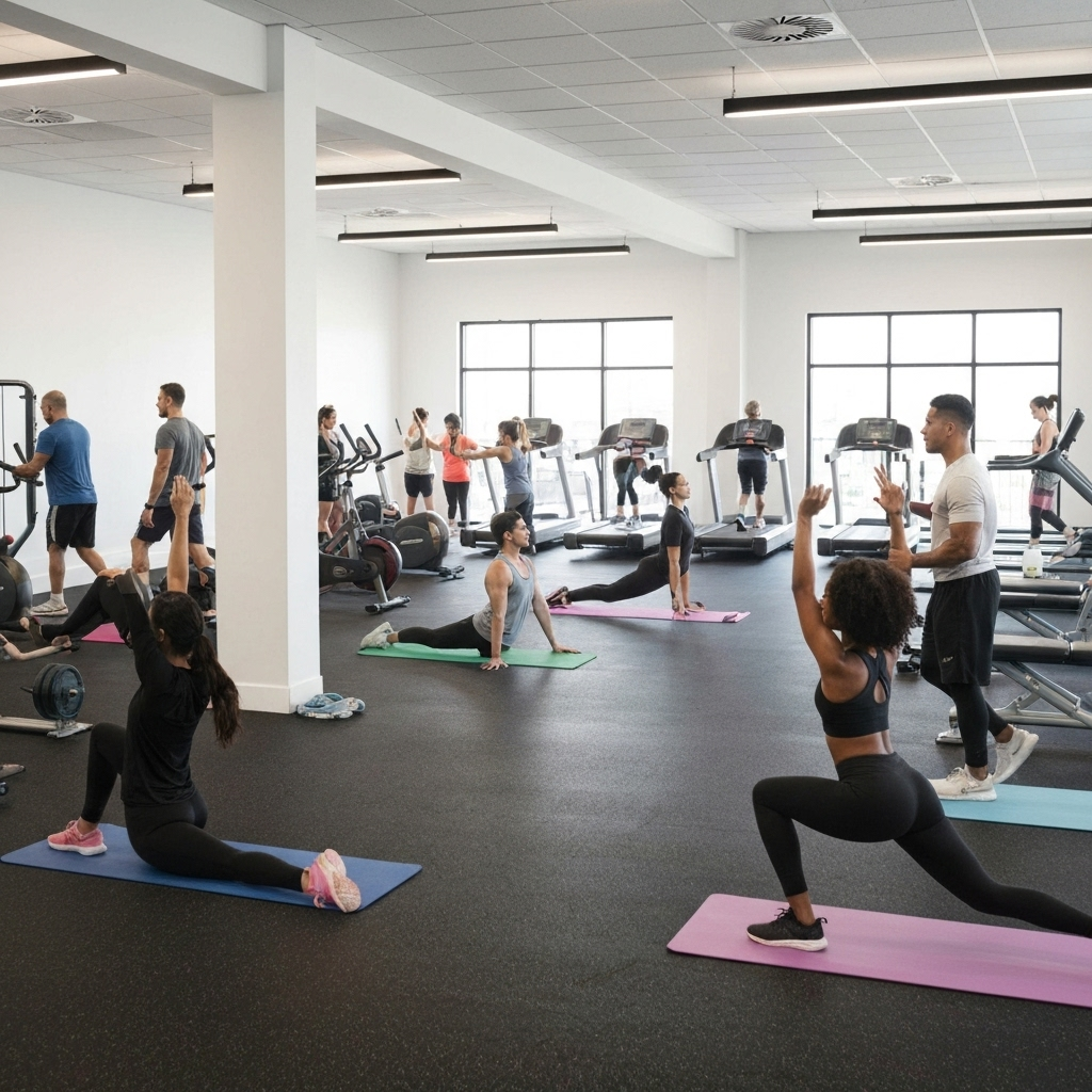 Sala de fitness modernă